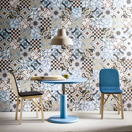 Piastrelle effetto cementina