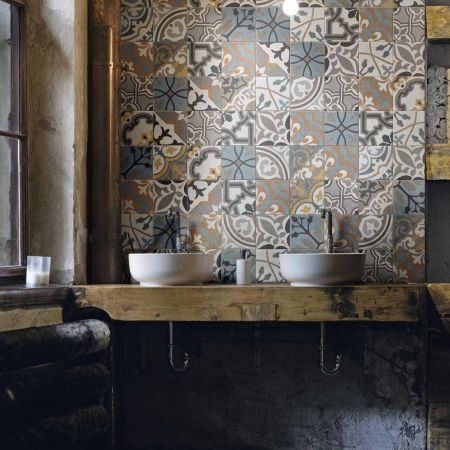 Piastrelle effetto cementina