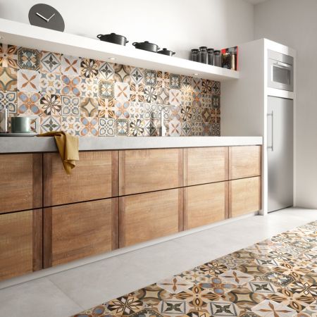 Piastrelle effetto cementina